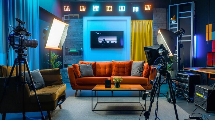 CGI rooms in Mumbai film studio